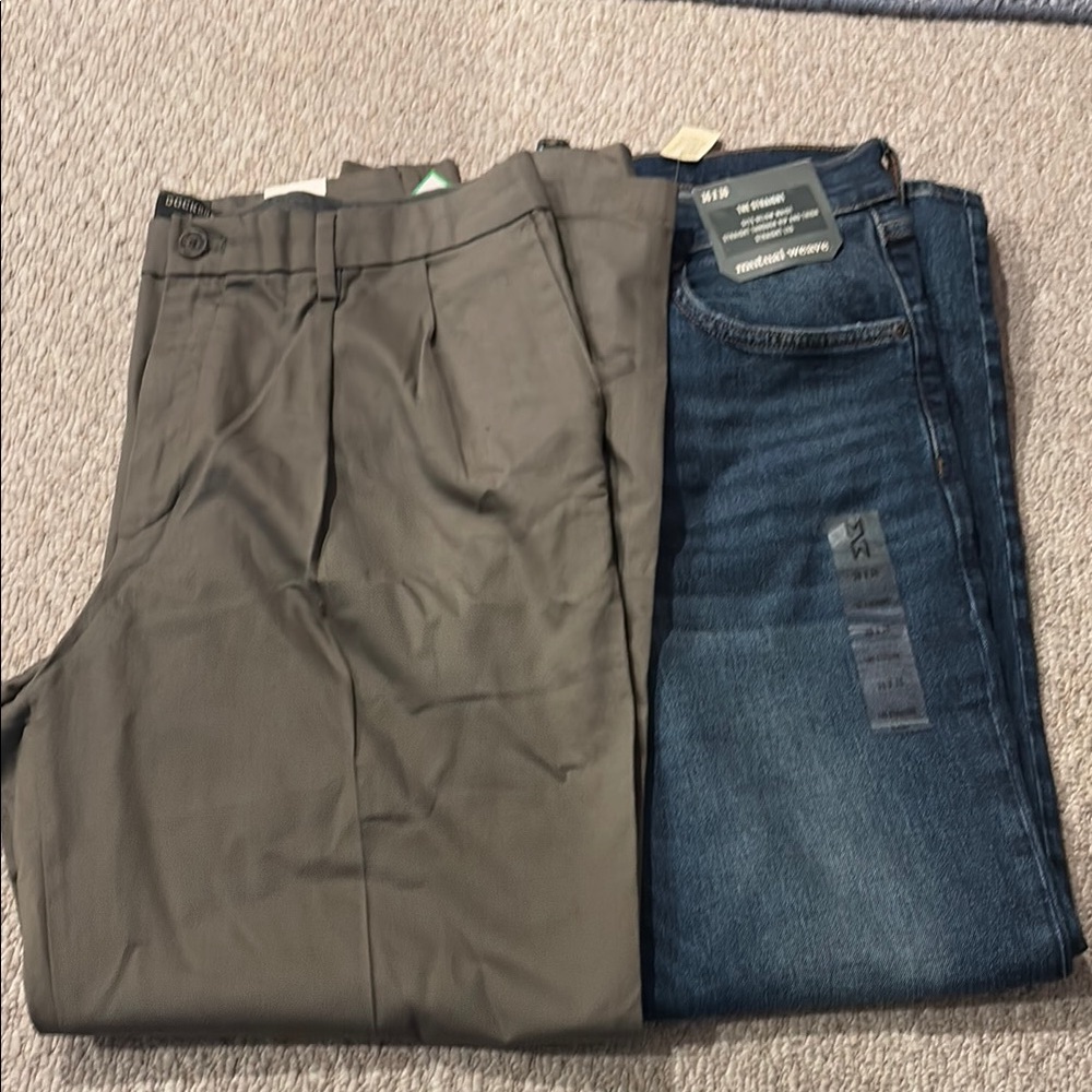TWO PANT BUNDLE / SIZE 36 / DOCKERS AND JEANS / NWT